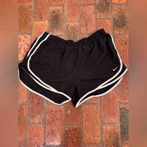 Nike Black and White Women's Dri-Fit Athletic Shorts Sz XXL